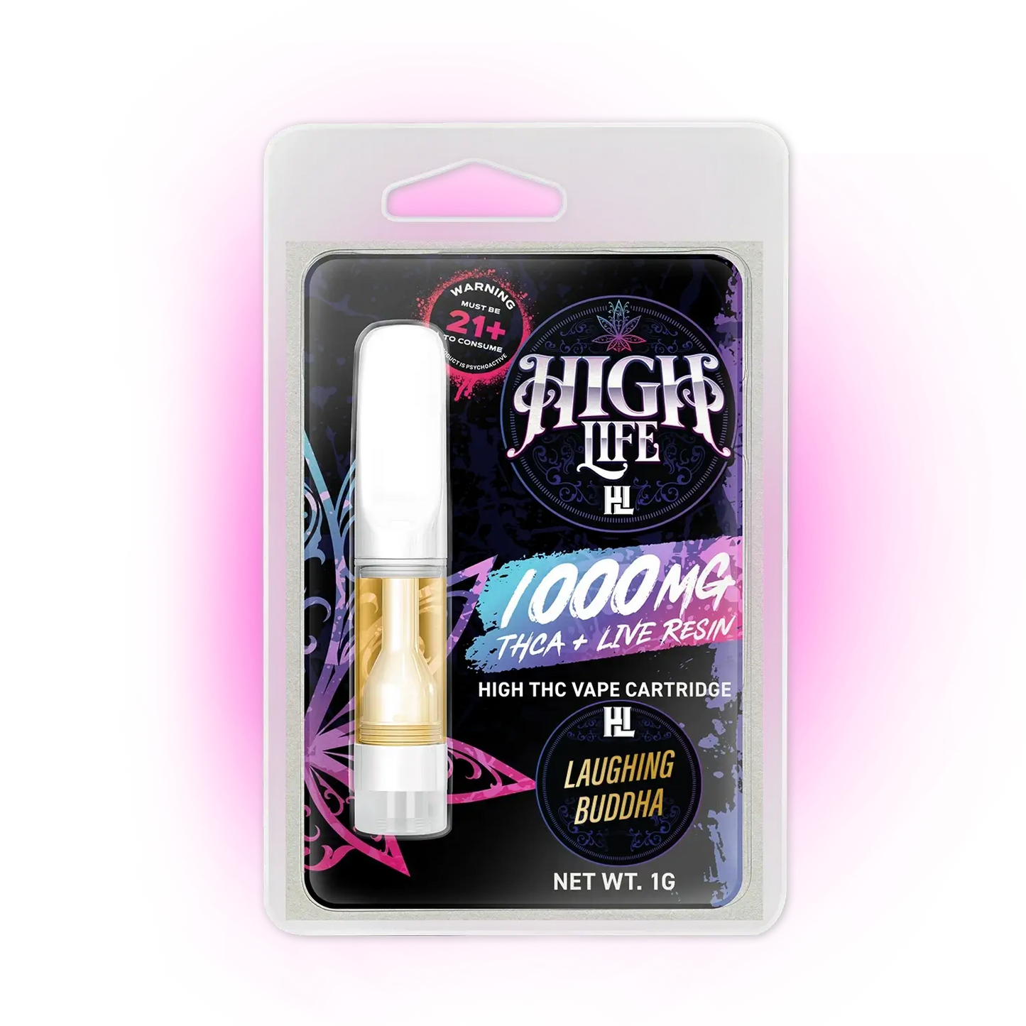 High Life THCa Cartridge 1G | 1000mg - Laughing Buddha image