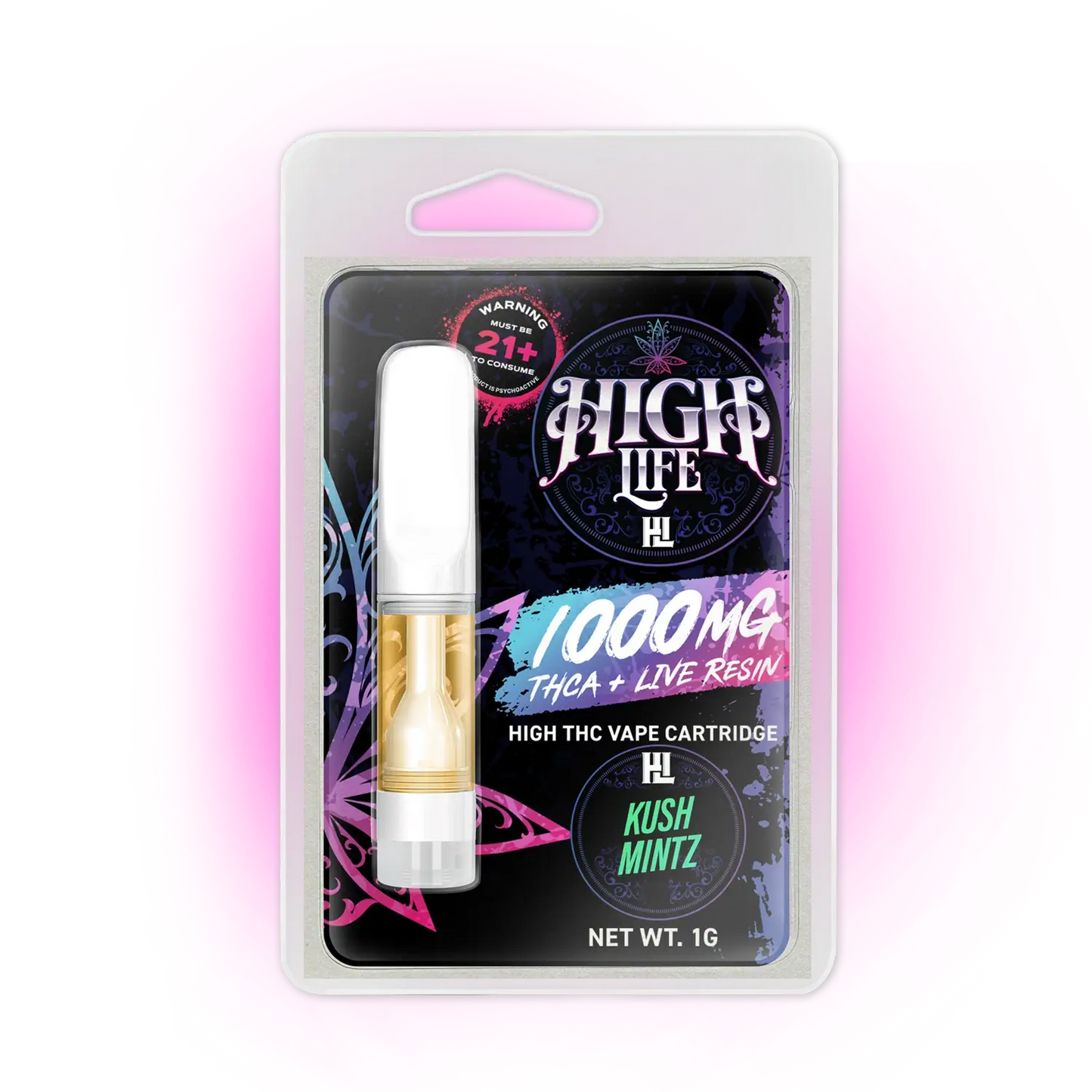 High Life THCa Cartridge 1G | 1000mg - Kush Mintz image