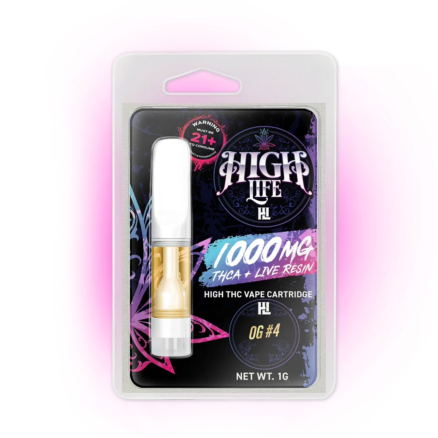 High Life THCa Cartridge 1G | 1000mg - OG #4 image