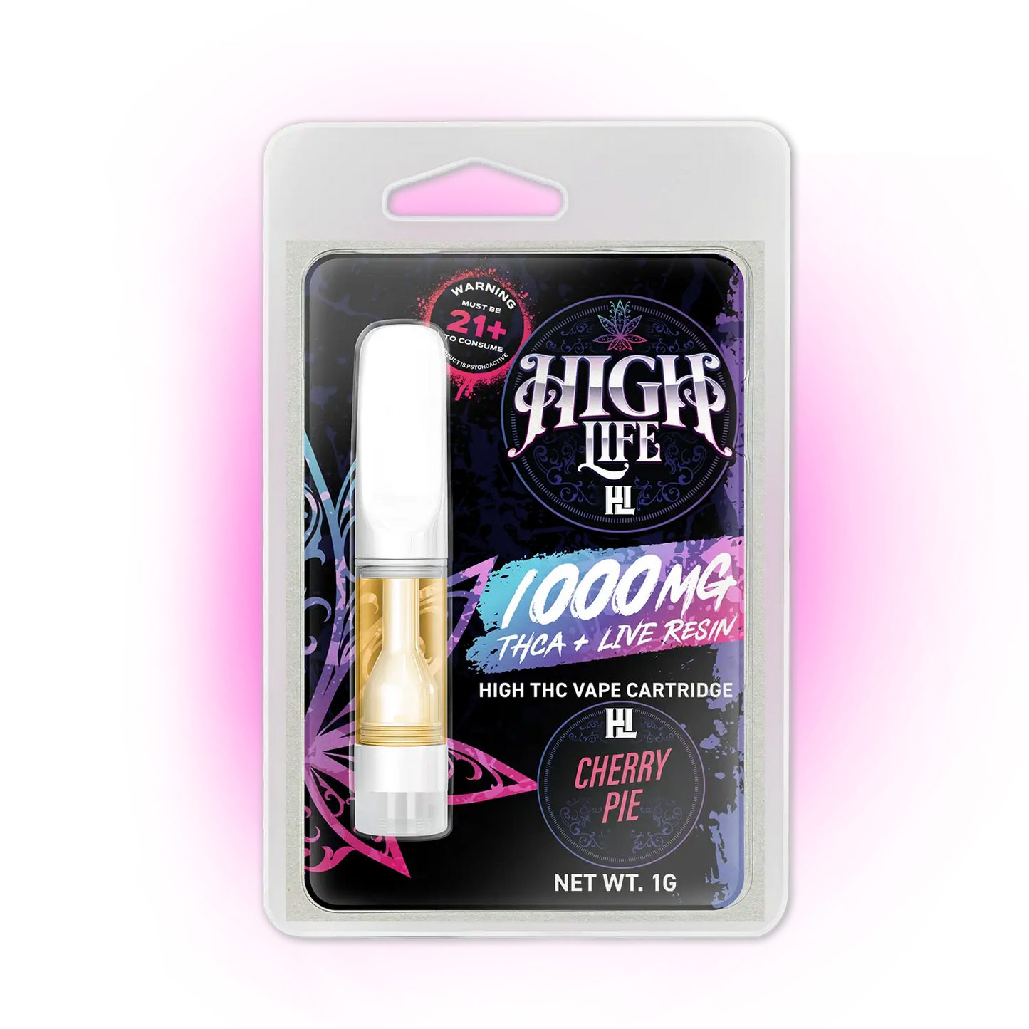 High Life THCa Cartridge 1G | 1000mg - Cherry Pie image