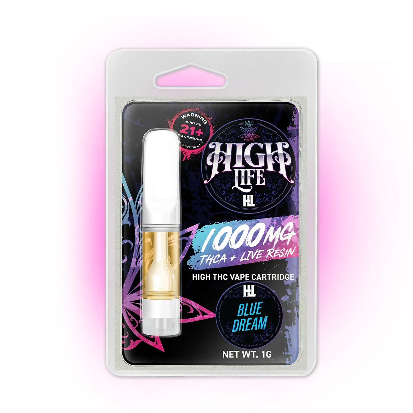 High Life THCa Cartridge 1G | 1000mg - Blue Dream image