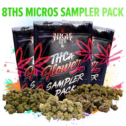 THCA 8ths Micro Buds Sampler Pack | 5 Strains