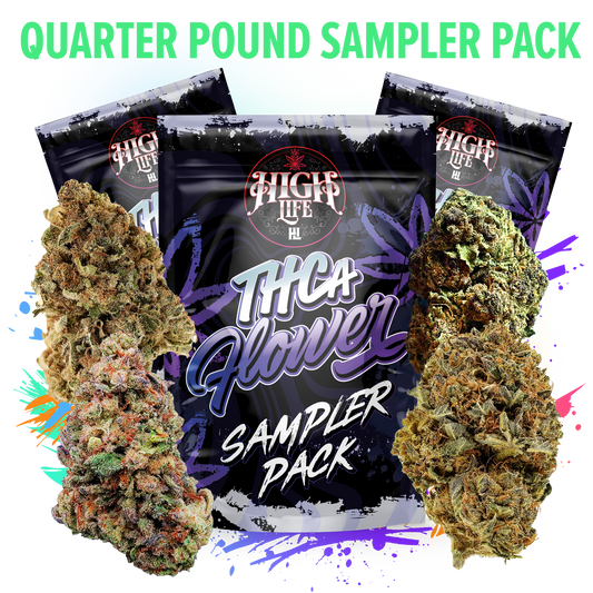 THCA Quarter Pound Sampler Pack | 4 Strains