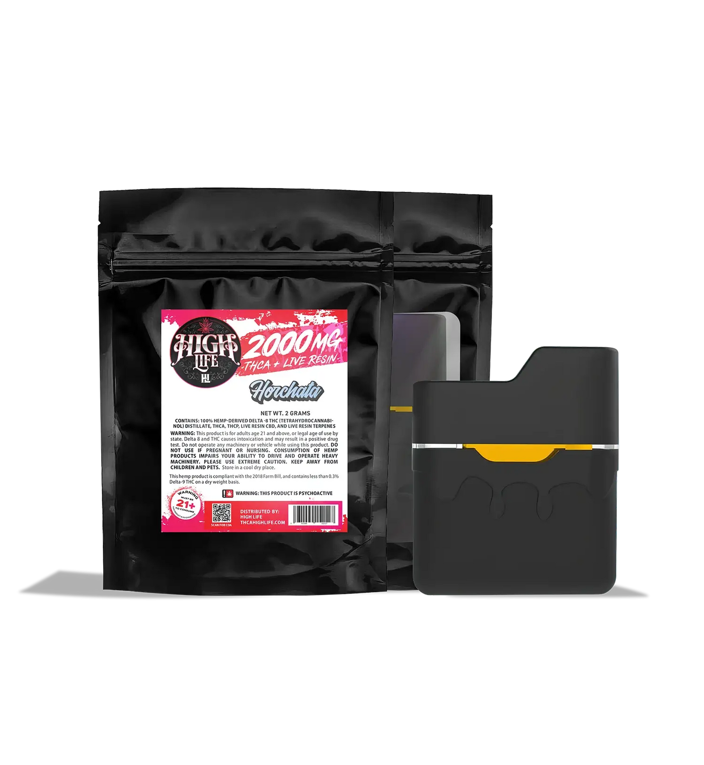 High Life THCA Cartridge 2G | 2000mg - Horchata image