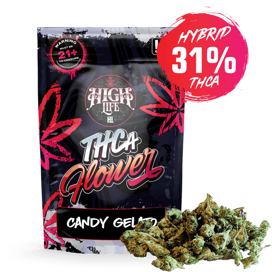 THCA Flower Smalls- Candy Gelato | 3.5g image 0