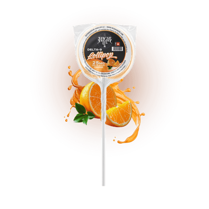 Delta 9 THC Lollipops | 25mg | Orange image 0