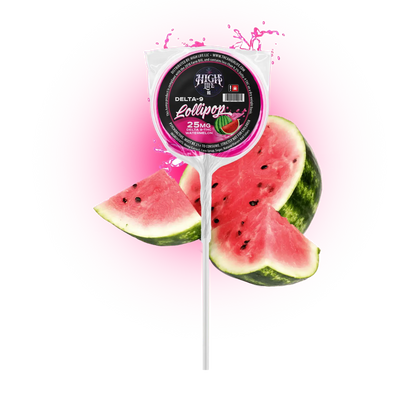 Delta 9 THC Lollipops | 25mg | Watermelon image 0