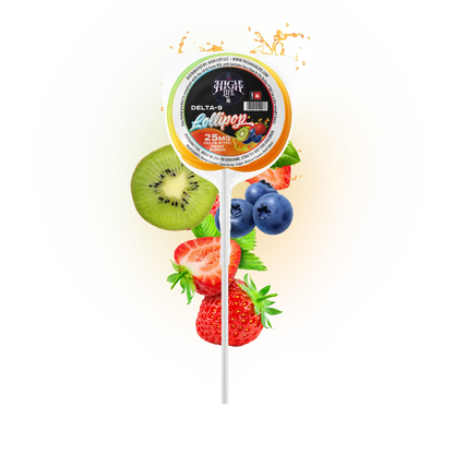 Delta 9 THC Lollipops | 25mg | Fruit Punch image 0