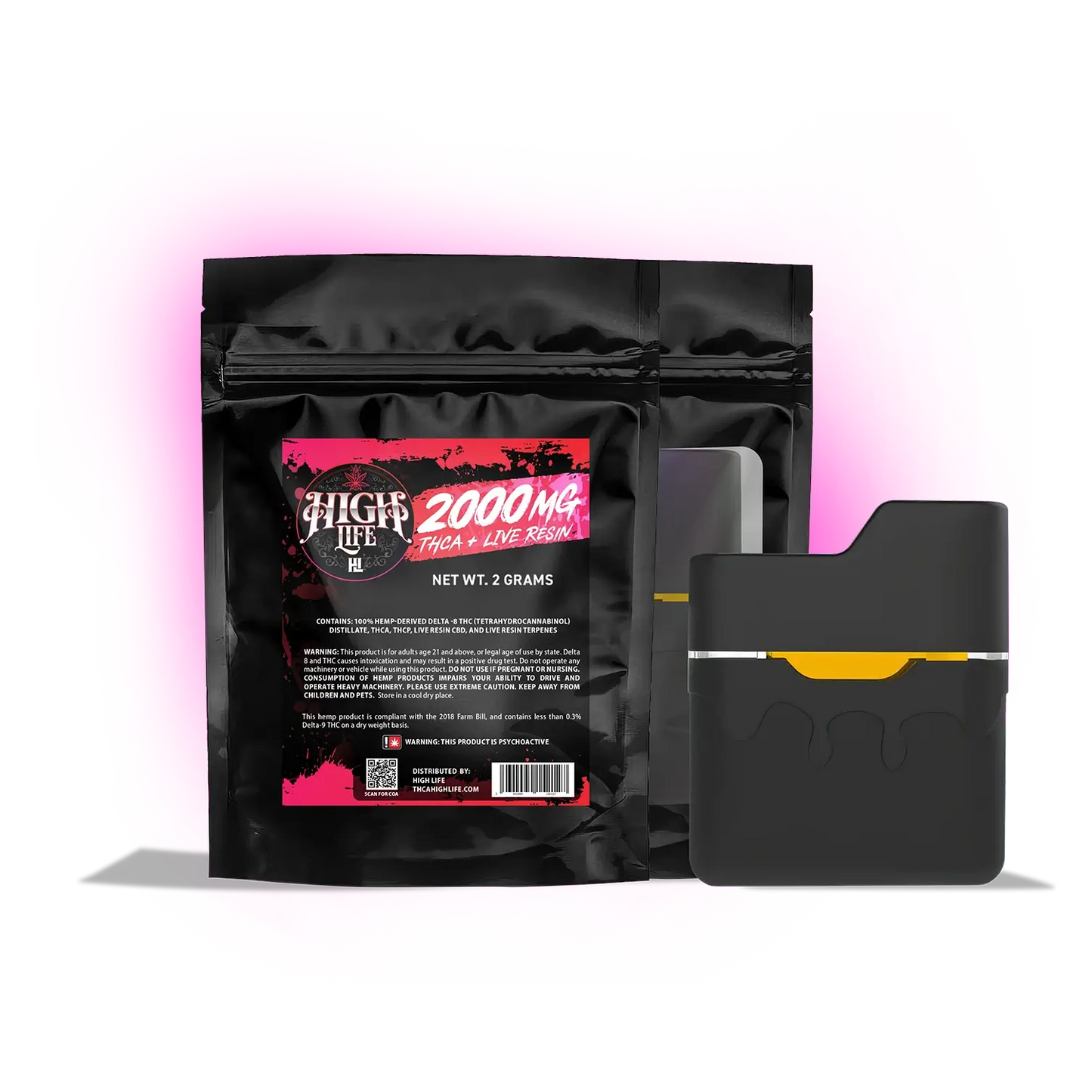High Life THCA Cartridge 2G | 2000mg