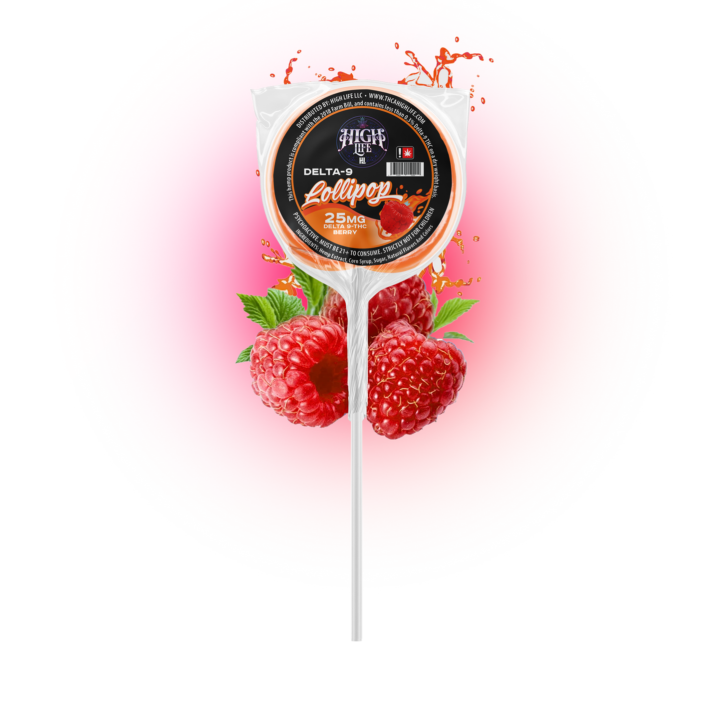 Delta 9 THC Lollipops | 25mg