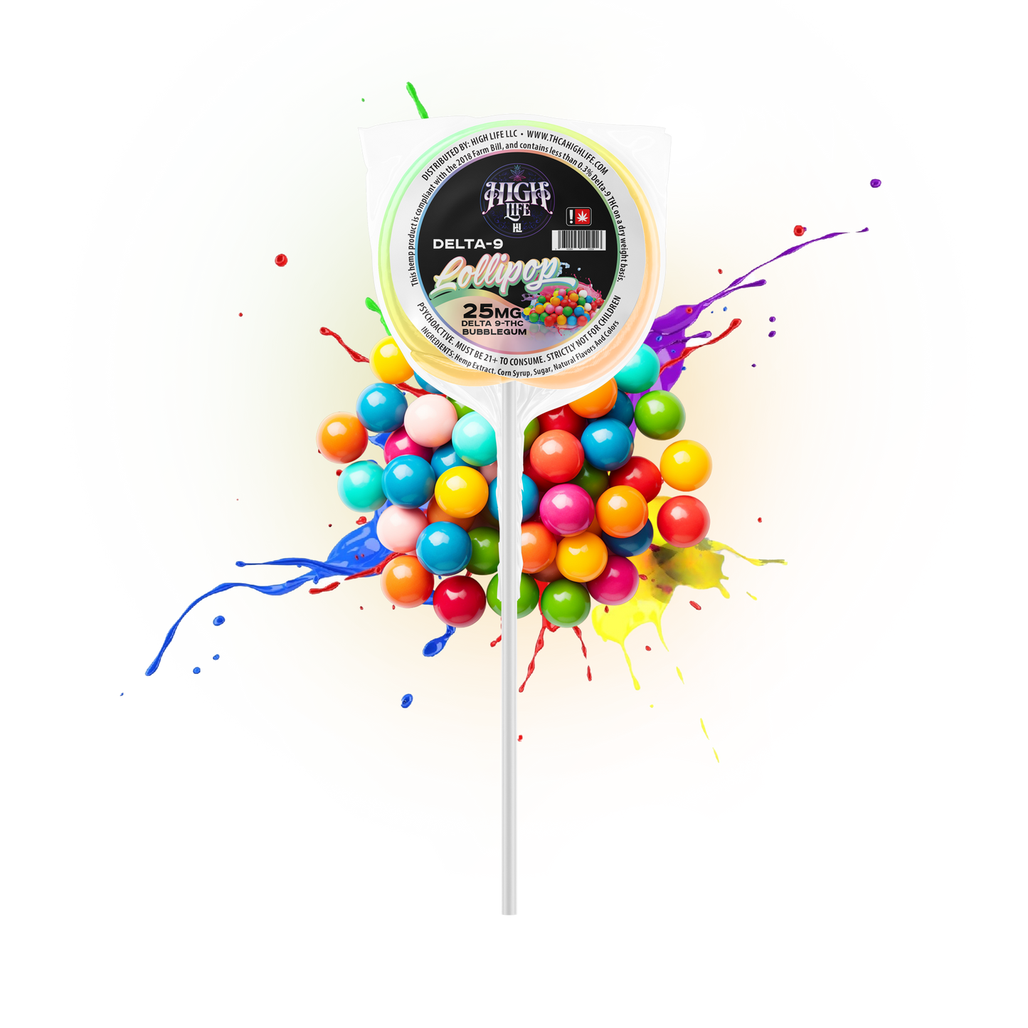 Delta 9 THC Lollipops | 25mg